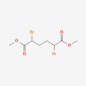 molecular formula C8H12Br2O4 B1295253 Dimethyl 2,5-dibromohexanedioate CAS No. 868-72-4