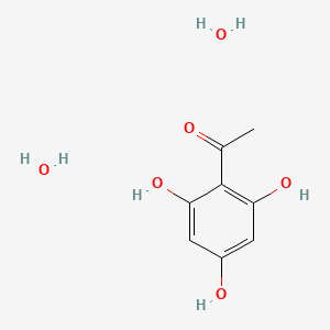 molecular formula C8H12O6 B12952579 1-(2,4,6-Trihydroxyphenyl)ethanone dihydrate 