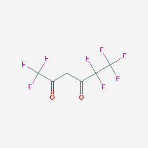molecular formula C6H2F8O2 B1295265 1,1,1,5,5,6,6,6-Octafluoro-2,4-hexanedione CAS No. 20825-07-4