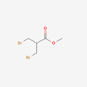 molecular formula C5H8Br2O2 B1295271 Methyl 3-bromo-2-(bromomethyl)propionate CAS No. 22262-60-8