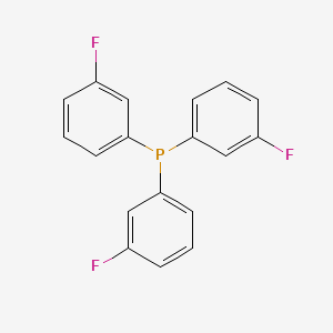 molecular formula C18H12F3P B1295276 Tris(3-fluorophenyl)phosphine CAS No. 23039-94-3