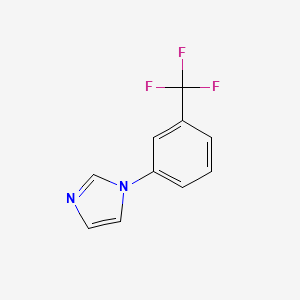 molecular formula C10H7F3N2 B1295281 1-(3-Trifluoromethylphenyl)imidazole CAS No. 25371-97-5