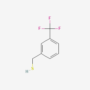 molecular formula C8H7F3S B1295282 [3-(Trifluoromethyl)phenyl]methanethiol CAS No. 25697-55-6