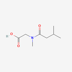 molecular formula C8H15NO3 B1295303 Isovalerylsarcosine CAS No. 88127-29-1