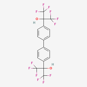 molecular formula C18H10F12O2 B1295307 4,4'-bis(2-hydroxyhexafluoroisopropyl)biphenyl CAS No. 2180-30-5