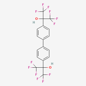 molecular formula C18H10F12O2 B1295307 4,4'-双(2-羟基六氟异丙基)二苯 CAS No. 2180-30-5