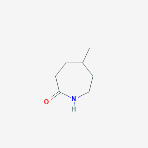 molecular formula C7H13NO B1295309 5-Methylazepan-2-one CAS No. 2210-07-3