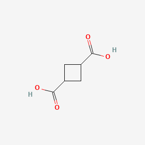 molecular formula C6H8O4 B1295317 顺式-环丁烷-1,3-二甲酸 CAS No. 2398-16-5