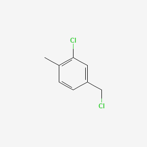 molecular formula C8H8Cl2 B1295325 3-Chloro-4-methylbenzyl chloride CAS No. 2719-40-6
