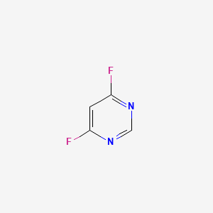 molecular formula C4H2F2N2 B1295327 4,6-Difluoropyrimidine CAS No. 2802-62-2