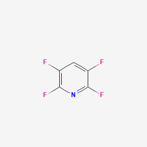 molecular formula C5HF4N B1295328 2,3,5,6-Tetrafluoropyridine CAS No. 2875-18-5
