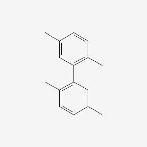 molecular formula C16H18 B1295332 1,1'-Biphenyl, 2,2',5,5'-tetramethyl- CAS No. 3075-84-1