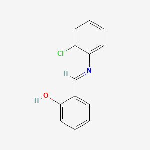 molecular formula C13H10ClNO B1295336 水杨亚甲基邻氯苯胺 CAS No. 3172-42-7