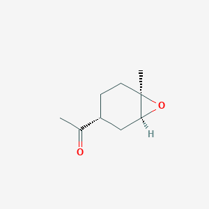 B129534 Ethanone, 1-(6-methyl-7-oxabicyclo[4.1.0]hept-3-yl)-, (1alpha,3alpha,6alpha)-(9CI) CAS No. 149251-80-9