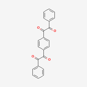 molecular formula C22H14O4 B1295341 1,4-双(苯基乙二醛酰基)苯 CAS No. 3363-97-1