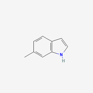 molecular formula C9H9N B1295342 6-甲基吲哚 CAS No. 3420-02-8