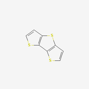 molecular formula C8H4S3 B1295348 3,7,11-trithiatricyclo[6.3.0.02,6]undeca-1(8),2(6),4,9-tetraene CAS No. 3593-75-7
