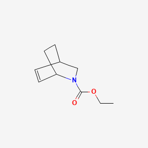 B1295350 2-Azabicyclo[2.2.2]oct-5-ene-2-carboxylic acid, ethyl ester CAS No. 3693-69-4