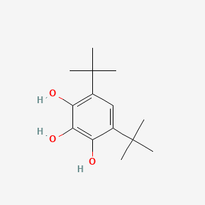 molecular formula C14H22O3 B1295356 4,6-di-tert-Butylpyrogallol CAS No. 3934-77-8