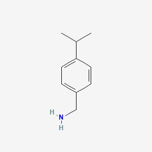 molecular formula C10H15N B1295359 4-异丙基苄胺 CAS No. 4395-73-7
