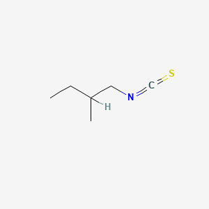molecular formula C6H11NS B1295360 2-Methylbutyl isothiocyanate CAS No. 4404-51-7