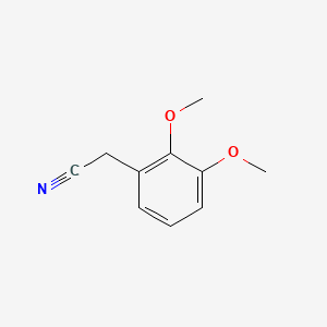molecular formula C10H11NO2 B1295363 2,3-Dimethoxyphenylacetonitrile CAS No. 4468-57-9
