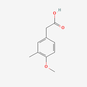 molecular formula C10H12O3 B1295364 4-Methoxy-3-methylphenylacetic acid CAS No. 4513-73-9