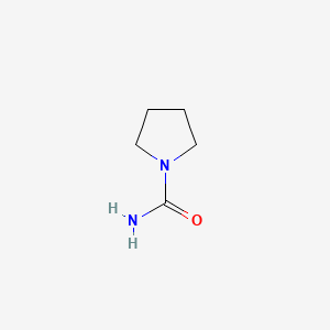 molecular formula C5H10N2O B1295368 Pyrrolidine-1-carboxamide CAS No. 4736-71-4