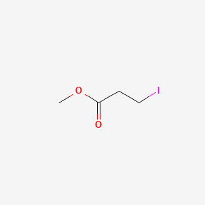 molecular formula C4H7IO2 B1295371 丙酸，3-碘-，甲酯 CAS No. 5029-66-3