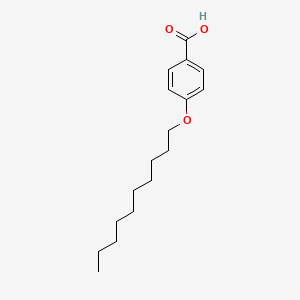 molecular formula C17H26O3 B1295374 4-(Decyloxy)benzoic acid CAS No. 5519-23-3