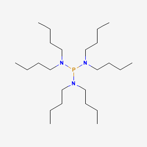 molecular formula C24H54N3P B1295377 三(二丁基氨基)膦 CAS No. 5848-65-7