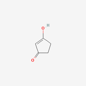 molecular formula C5H6O2 B1295378 3-Hydroxycyclopent-2-en-1-one CAS No. 5870-62-2