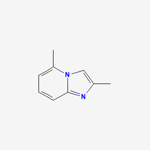 molecular formula C9H10N2 B1295381 2,5-二甲基咪唑并[1,2-a]吡啶 CAS No. 6188-30-3