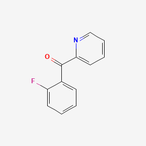 molecular formula C12H8FNO B1295382 2-(2-Fluorobenzoyl)pyridine CAS No. 6238-65-9