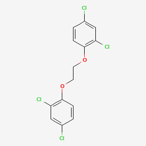 molecular formula C14H10Cl4O2 B1295384 1,2-双(2,4-二氯苯氧基)乙烷 CAS No. 6339-70-4