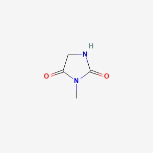 molecular formula C4H6N2O2 B1295386 3-Methylimidazolidine-2,4-dione CAS No. 6843-45-4