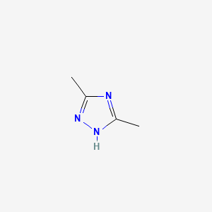 molecular formula C4H7N3 B1295393 3,5-dimethyl-4H-1,2,4-triazole CAS No. 7343-34-2