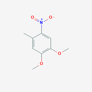 molecular formula C9H11NO4 B1295395 4,5-二甲氧基-2-硝基甲苯 CAS No. 7509-11-7