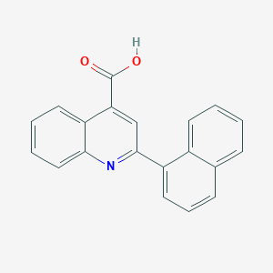 molecular formula C20H13NO2 B1295409 2-(萘-1-基)喹啉-4-羧酸 CAS No. 6265-23-2