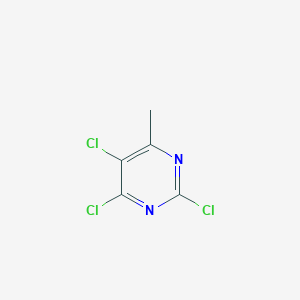 molecular formula C5H3Cl3N2 B1295412 2,4,5-三氯-6-甲基嘧啶 CAS No. 6554-69-4