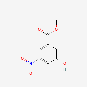 molecular formula C8H7NO5 B1295419 Methyl 3-hydroxy-5-nitrobenzoate CAS No. 55076-32-9