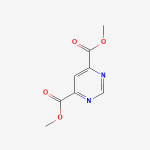 molecular formula C8H8N2O4 B1295420 Dimethyl pyrimidine-4,6-dicarboxylate CAS No. 6345-43-3