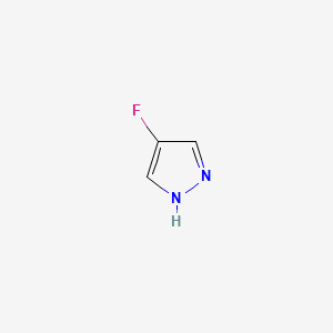 molecular formula C3H3FN2 B1295423 4-fluoro-1H-pyrazole CAS No. 35277-02-2