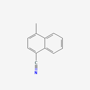 molecular formula C12H9N B1295425 1-氰基-4-甲基萘 CAS No. 36062-93-8