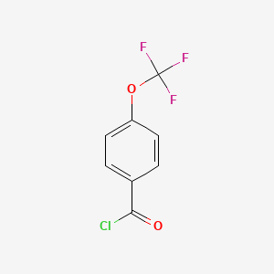 molecular formula C8H4ClF3O2 B1295429 4-(三氟甲氧基)苯甲酰氯 CAS No. 36823-88-8