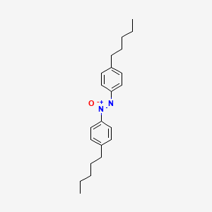molecular formula C22H30N2O B1295432 4,4'-二戊基偶氮苯 CAS No. 37592-87-3