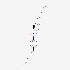 molecular formula C24H34N2O B1295433 4,4'-Dihexylazoxybenzene CAS No. 37592-88-4