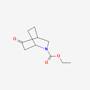 molecular formula C10H15NO3 B1295434 Ethyl 5-oxo-2-azabicyclo[2.2.2]octane-2-carboxylate CAS No. 37778-51-1