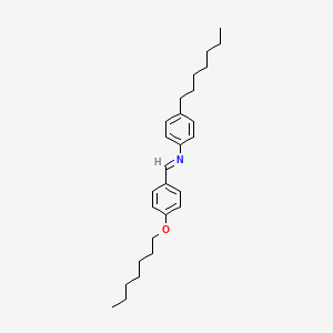 molecular formula C27H39NO B1295441 p-Heptyloxybenzylidene p-heptylaniline CAS No. 39777-22-5