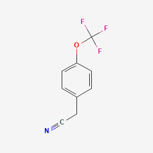 B1295450 4-(Trifluoromethoxy)phenylacetonitrile CAS No. 49561-96-8